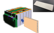 バッテリーセル間断熱材